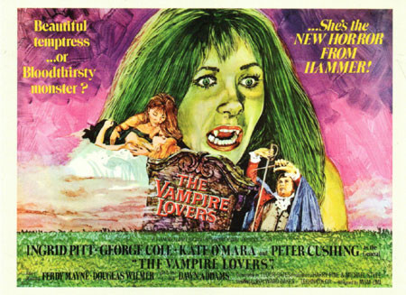 VAMPIRE LOVERS - Postcard