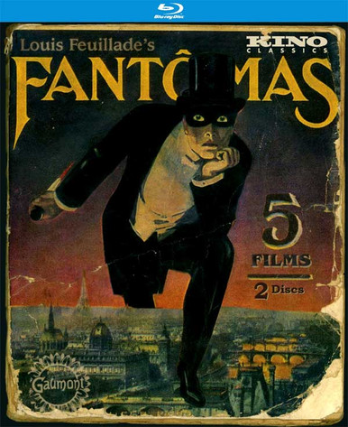 FANTOMAS (1913-1914/Complete 5 Film Series) - Double Blu-Ray Set