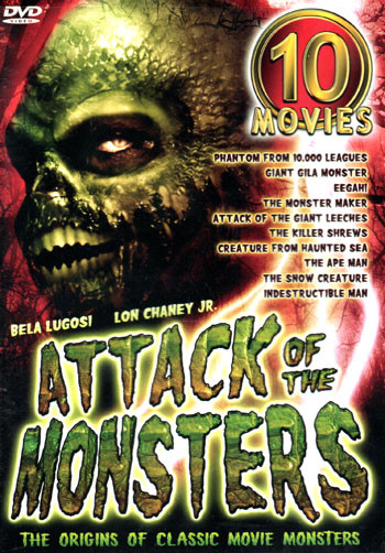 ATTACK OF THE MONSTERS - Used DVD Box Set