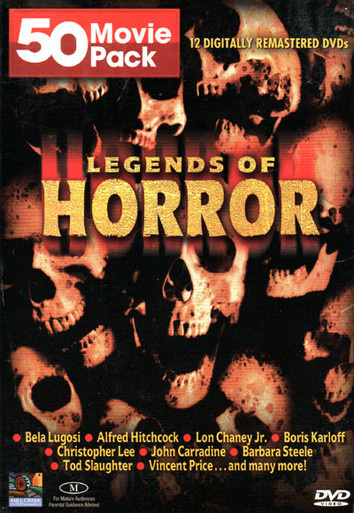 50 LEGENDS OF HORROR (50 movie set) - Used DVD Box Set