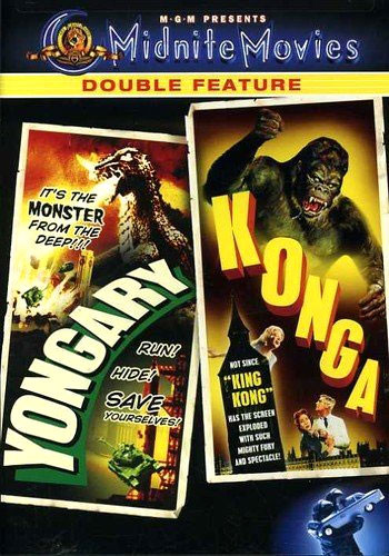 YONGARY (1967)/KONGA (1961) (Midnite Movies) - Used DVD