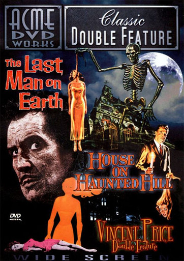 LAST MAN ON EARTH (1964)/HOUSE ON HAUNTED HILL (1959) - Used DVD