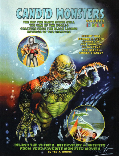 CANDID MONSTERS #2 (All Color Photos Issue!) - Magazine Book