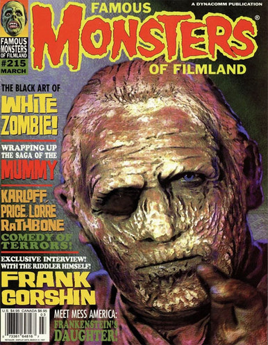 FAMOUS MONSTERS OF FILMLAND #215 - Magazine