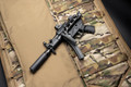 SS-8RP - Skeleton Stock 8" with Rise and Rubber Butt Pad [FACTORY SECOND]