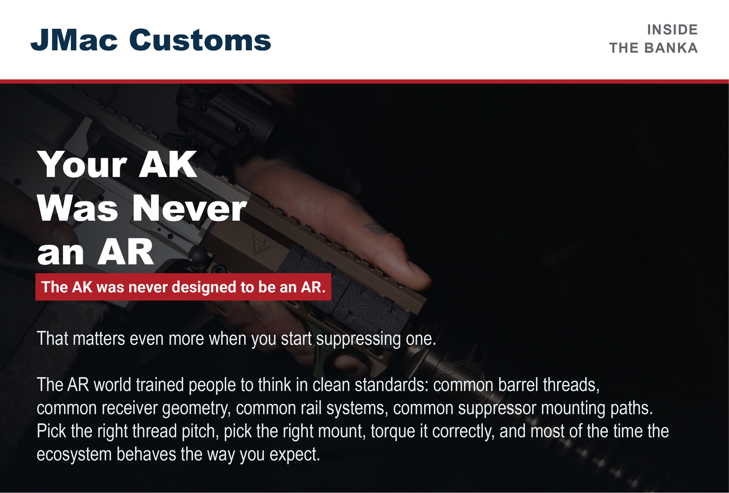 Your AK Was Never An AR