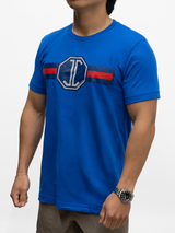 JMac Blue Logo Wing T-Shirt