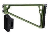 Green TS-8P  Rubber Buttpad Stock For SAM7SF