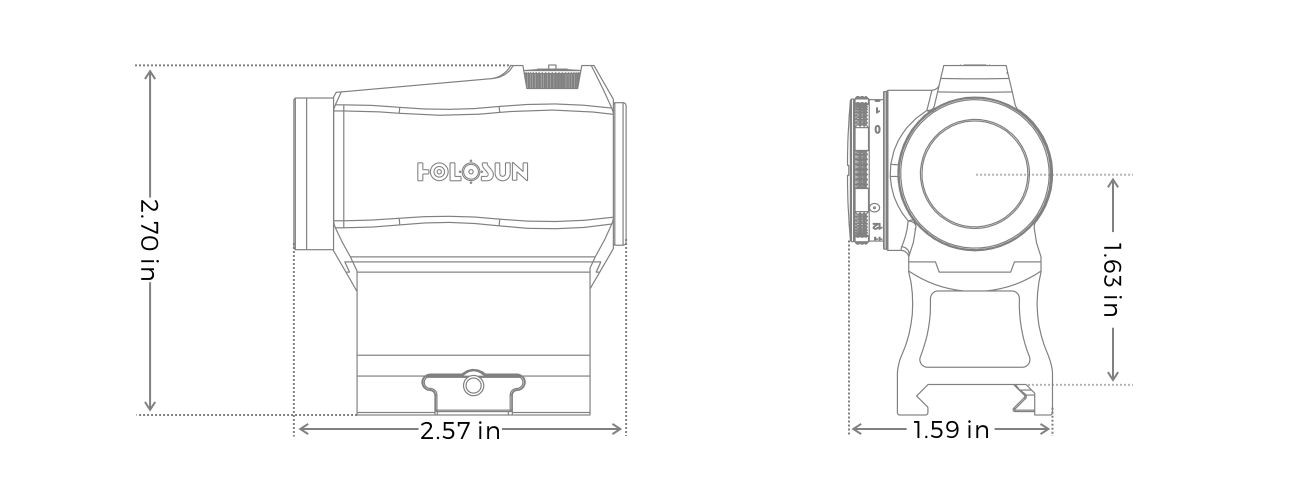 Holosun HS503R - JMac Customs LLC