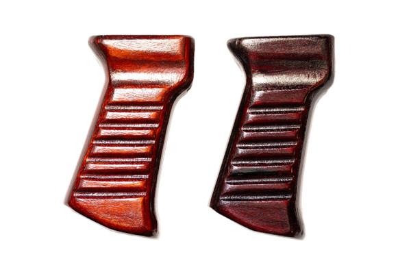 Ribbed Laminate Wood Pistol Grip