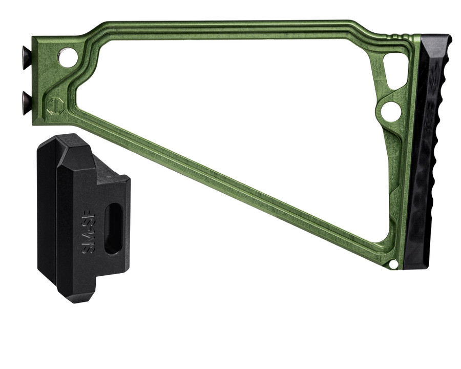 Green TS-8RP  Rubber Buttpad Stock For SAM7SF