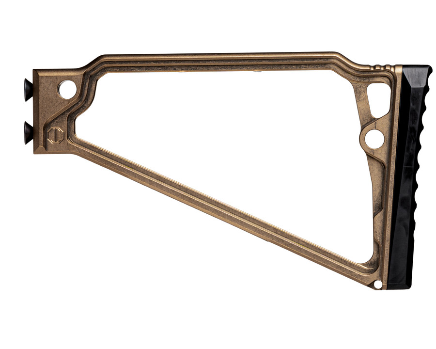 Tan TS-8RP Rubber Butt Pad Stock with 1913 Folding Mech