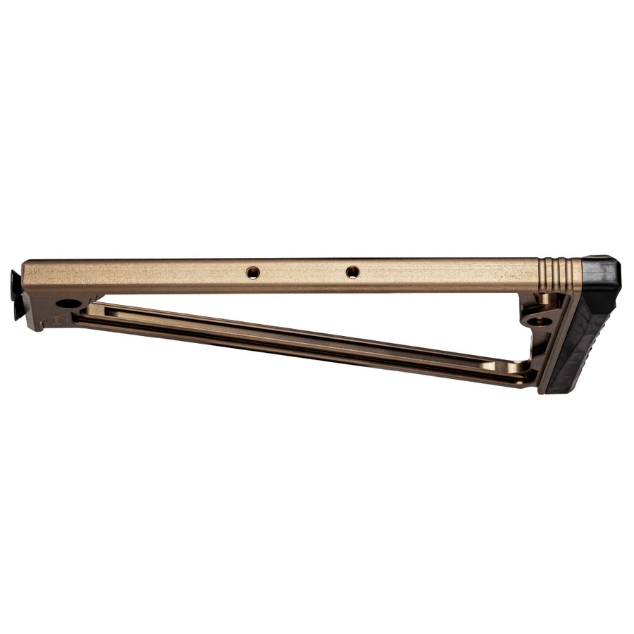 Tan TS-9P stock with Rubber Butt Pad for 4.5mm Folding AKs