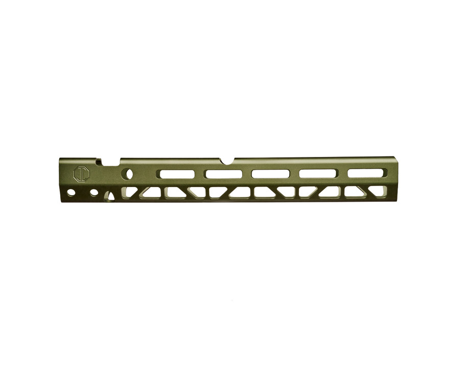 MMS - Green 11.8 AK Handguard without Sling Loop Cut - Optimal for 14.5" Pin/Weld