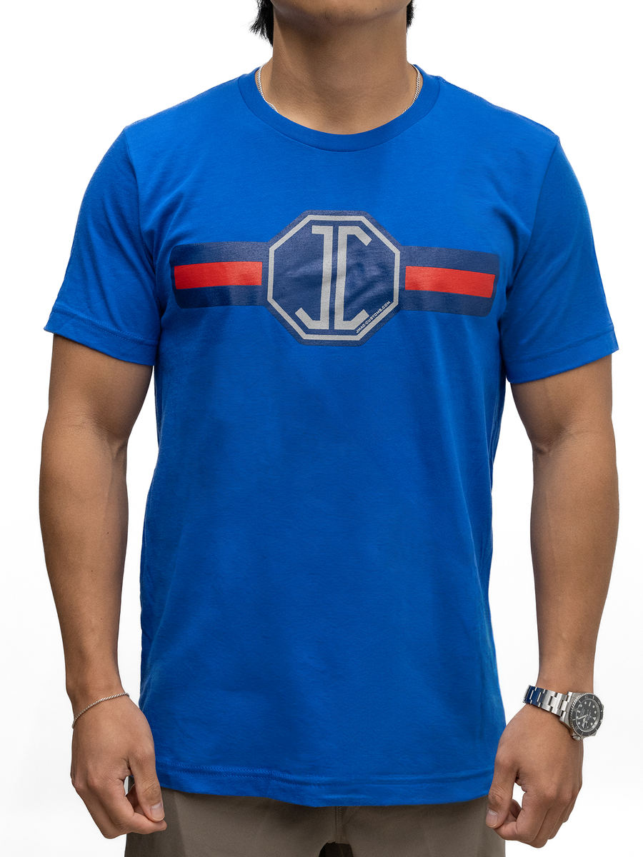 JMac Blue Logo Wing T-Shirt