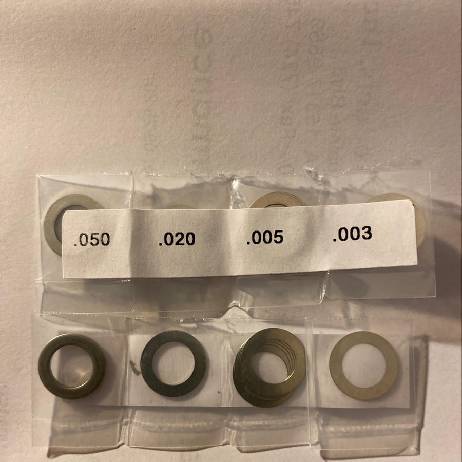 Facemount Muzzle Device Shim Kit (not comptaible with 1/2-28)