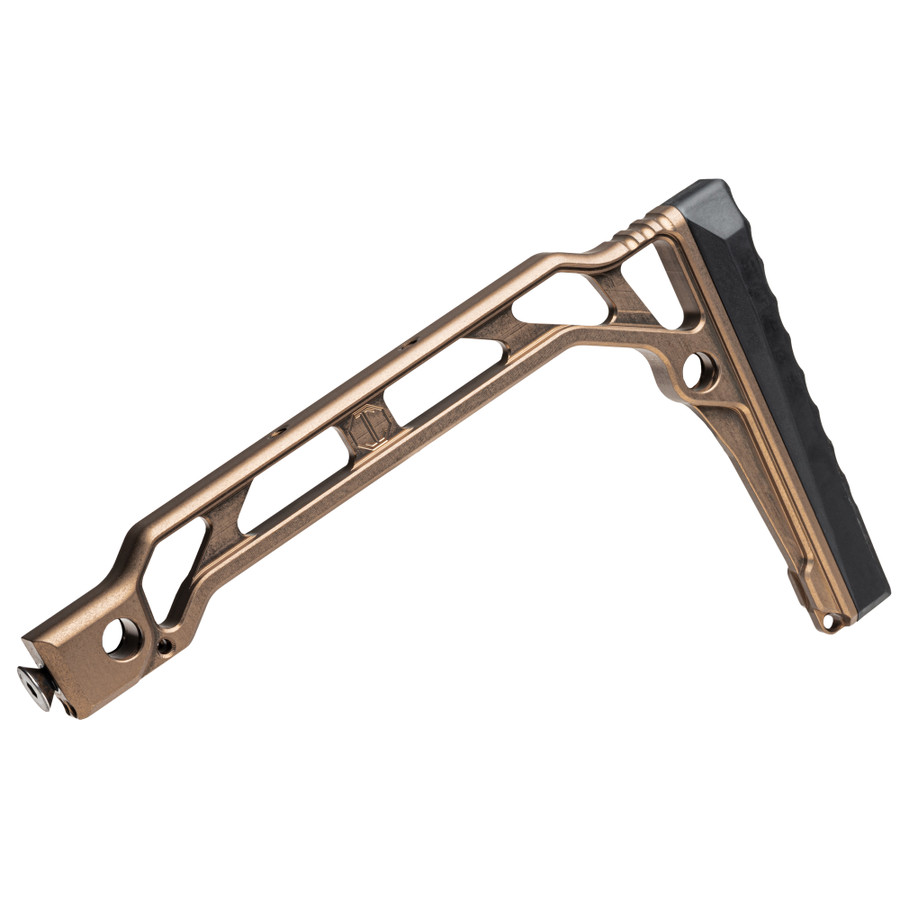 Tan SS-8RP - Skeleton Stock 8" with Rise and Rubber Butt Pad