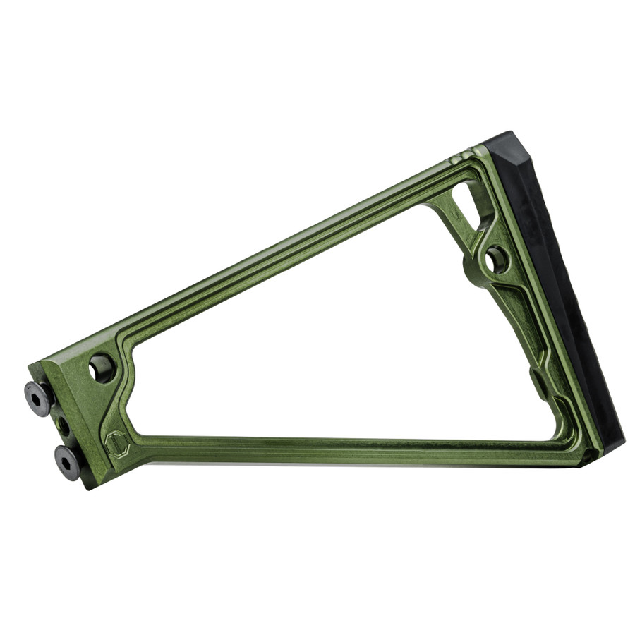 Green TS-8P Rubber Butt Pad stock for 5.5mm Folding AKs