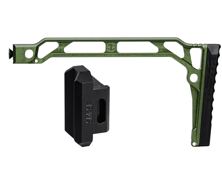 Green SS-9RP Stock with Rubber Butt Pad for SAM7SF