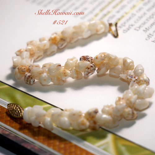 8 1/4” Pupu O Niihau shell bracelet  #521