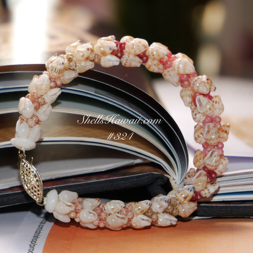 7" Niihau shell bracelet\ Pupu O Niihau jewelry