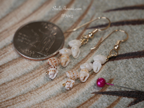 nier_3002
minimalist Niʻihau shell earrings dainty momi shell drop earrings lightweight Hawaiian shell jewelry everyday wear gift
