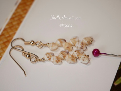 nier_3004
minimalist Niʻihau shell earrings dainty momi shell drop earrings yellow lenalena Hawaiian island jewelry gift