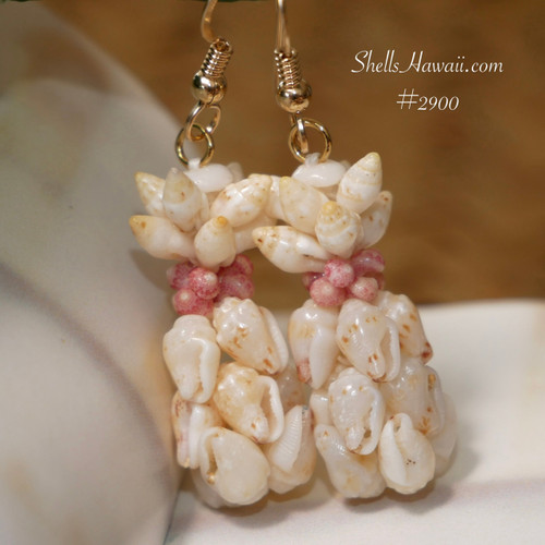 Four Strand Niʻihau Shell Earrings – Traditional Hawaiian Elegance