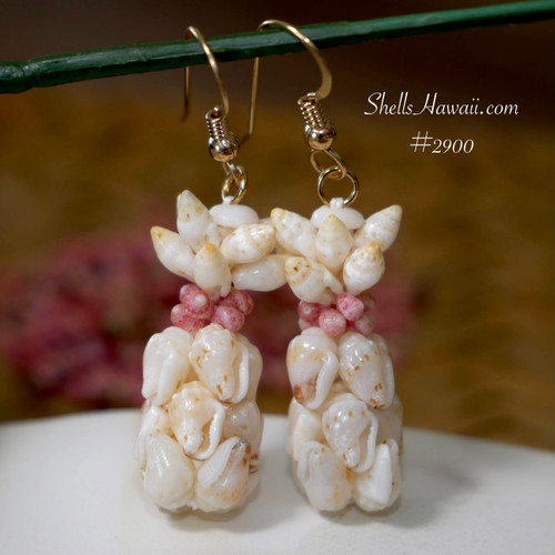Four Strand Niʻihau Shell Earrings – Traditional Hawaiian Elegance