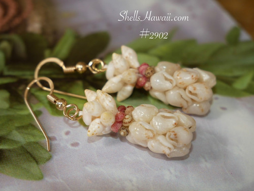 Four Strand Niʻihau Shell Earrings – Traditional Hawaiian Elegance