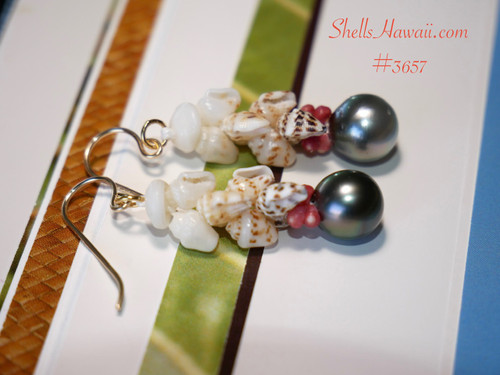 Ni'ihau Shell Earrings – Handcrafted Hawaiian Earrings with