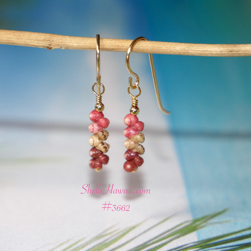 Ni'ihau Shell Earrings – Handcrafted Hawaiian Earrings with