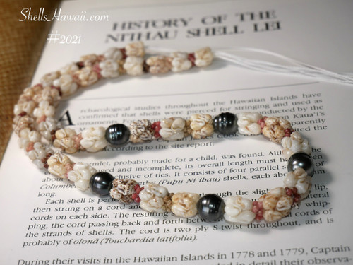 Four-Strand Niʻihau Shell Leis – Statement Hawaiian Jewelry