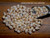 100 pcs brown stripe and yellow hue Momi shells supply! #2048