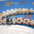 7 7/8"" yellow,, white, golden, blue  Momi,  pink, burgundy, green, natural color, Kahelelani and Puka plumeria style shell bracelet #275