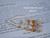 Minimalist and very dainty Momi shell earrings d#3071