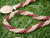 Option 2 (Poepoe shell necklace):
Poepoe-style shell necklace—20½" Kahelelani lei with rich burgundy and rare Ice Cream Kamoa shells from Kaua‘i, four-strand rounded design