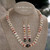 Option 3 (Shell necklace and earrings):
Elegant shell necklace and earrings set—19¾″ Kipona-style lei featuring Momi and Kahelelani shells, highlighted with semi-round Tahitian pearls Option 3 (Shell necklace and earrings):
Elegant shell necklace and earrings set—19¾″ Kipona-style lei featuring Momi and Kahelelani shells, highlighted with semi-round Tahitian pearls
