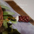 Genuine Hawaiian shell jewelry — 17½″ Poepoe Kahelelani pendant necklace, crafted from rich burgundy shells from Kauaʻi with gold-filled accents