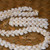 Authentic Niʻihau Momi shell lei 18" in Pikake style resembling Pikake flower buds, #1098.
