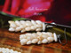 1½″ Niʻihau Laiki Shell Earrings – Four-Strand Design #2529