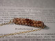 Authentic 18" Kahelelani poepoe shell necklace handmade with Kaua‘i shells #351