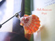 Pink, orange, and white Hawaiian sunrise shell pendant with authentic Niʻihau shells and Kahelelani flower accent
