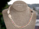 17 ½" Momi & Kahelelani Shell Lei – Heliconia Style with Tahitian Pearl Centerpiece #1007