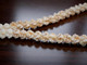 Option 1 (focus: Ni‘ihau shell lei):
21″ Ni‘ihau shell lei in Crown Flower style featuring blue ʻUliʻuli, yellow Lenalena, and pure white Keʻokeʻo Momi shells, handcrafted and radiant
