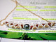 Handcrafted plumeria flower style necklace with Niʻihau Kahelelani, Puka shells, and Tahitian pearl