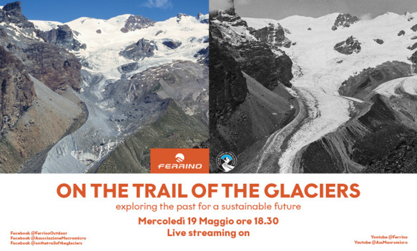Live con Fabiano Ventura, sulle tracce dei ghiacciai