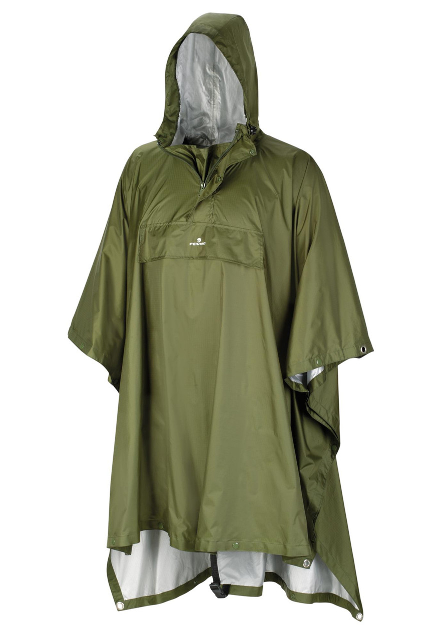 PONCHO TODOMODO RIPSTOP L/XL verde
