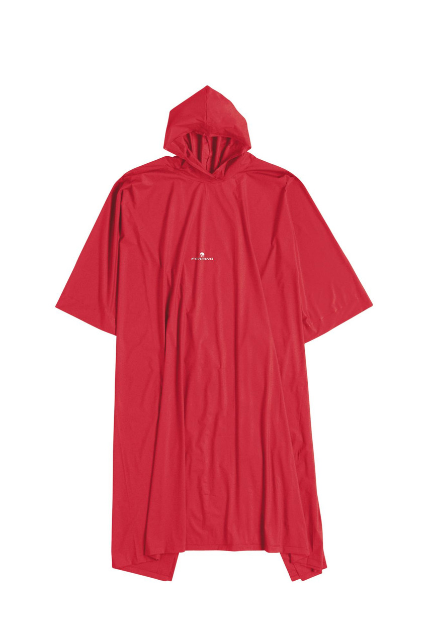 Poncho Antipioggia Per Bambini Con Cerniera – Impermeabile Leggero Con Strisce Riflettenti E Vano Zaino (2-14 Anni, Rosso) - 2