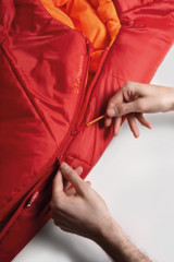 SACCO NIGHTEC -12° C Regular mis. 205x75x50 cm - Rosso